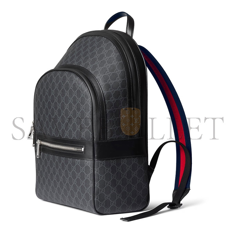 GUCCI GG BLACK MEDIUM BACKPACK 792123 (44*28*15.5cm) GUCCI GG BLACK MEDIUM BACKPACK 792123 (44*28*15.5cm)